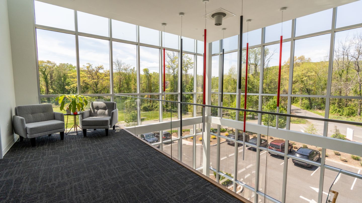 Third floor overlooking atrium MetroWall HQ